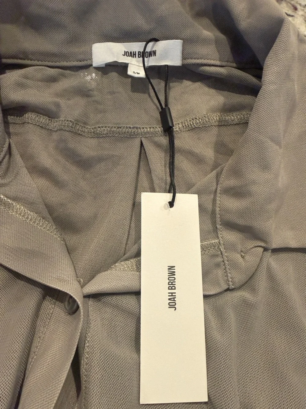 Joah Brown Oversized Sheer Button Down - Picture 6 of 7